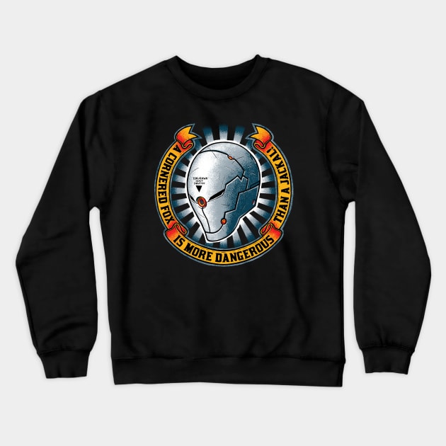 A Cornered Gray Fox Crewneck Sweatshirt by DCLawrenceUK